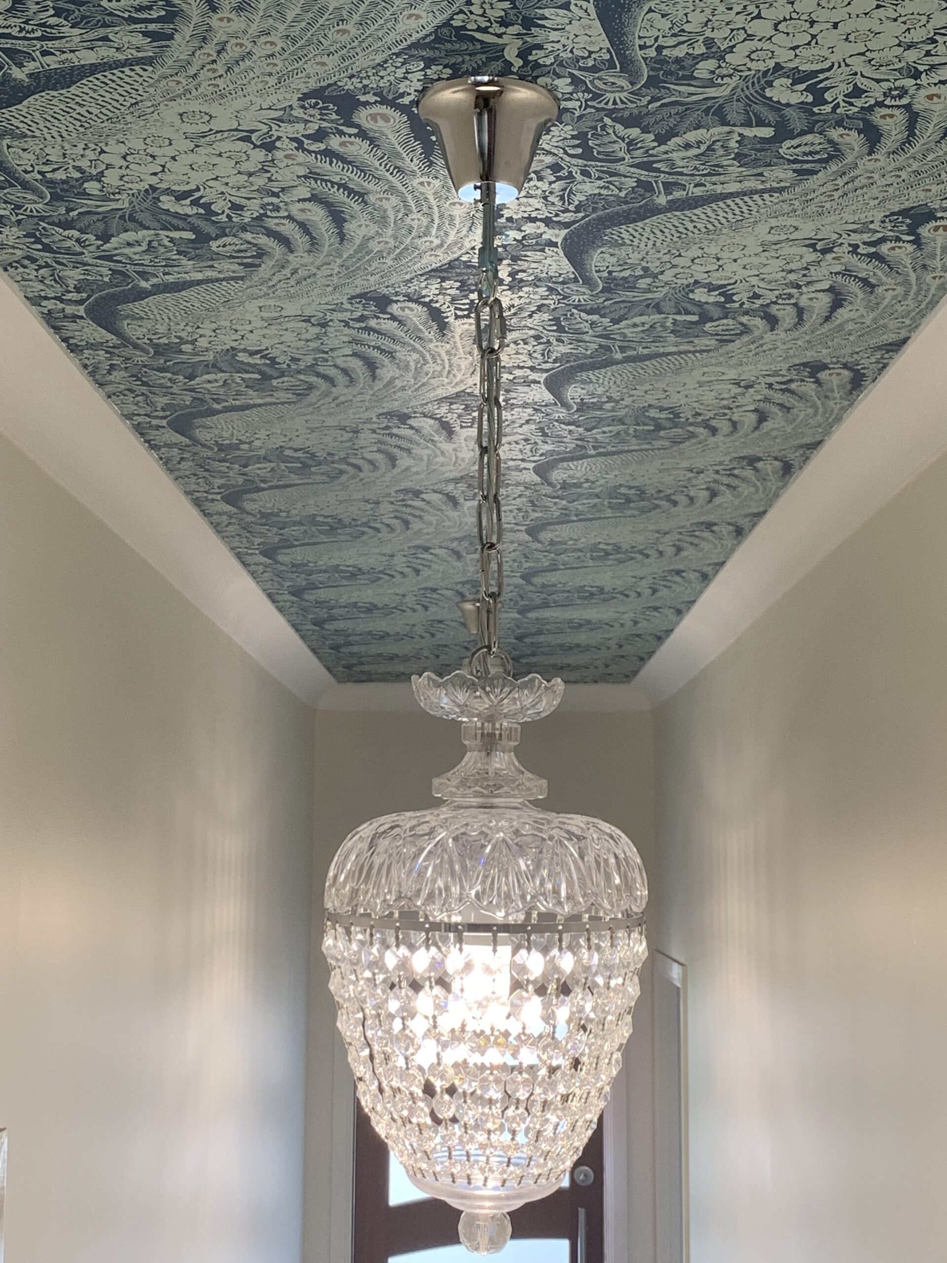 entry ceiling wallpaper