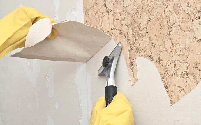 How to remove wallpaper image of scraping wallpaper off wall