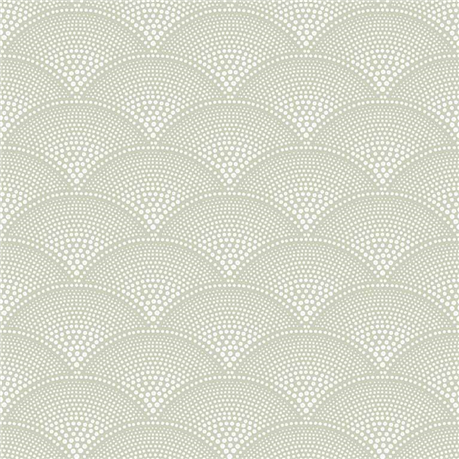 pale green art deco fan design wallpaper