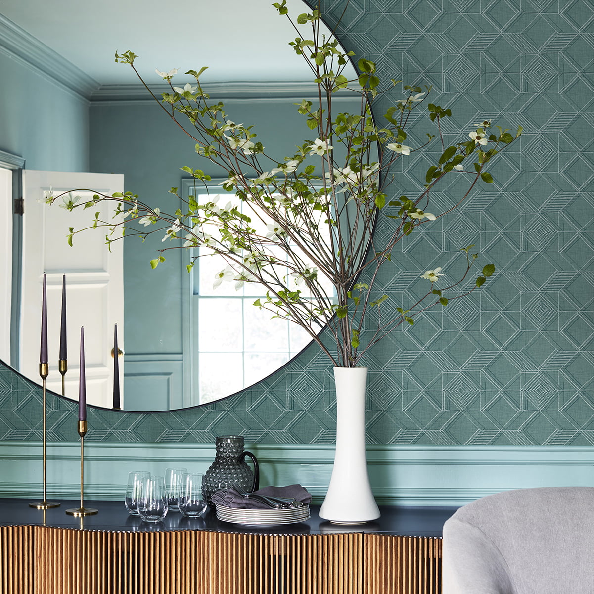 Geometric wallpaper
