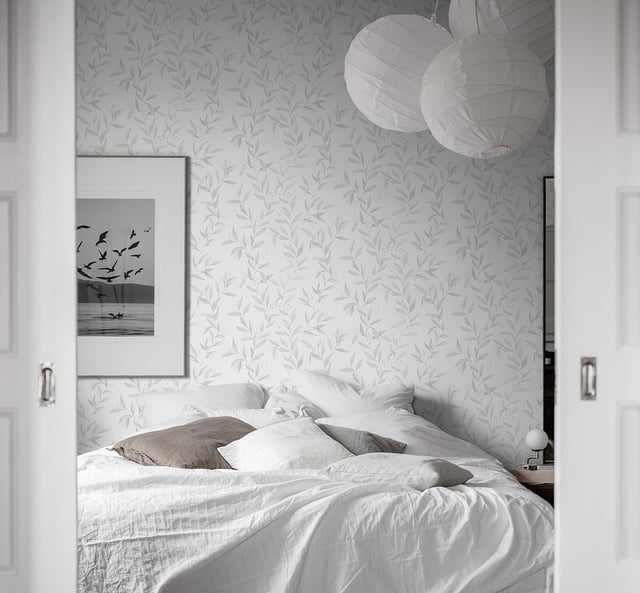 Scandi interior wallpaper