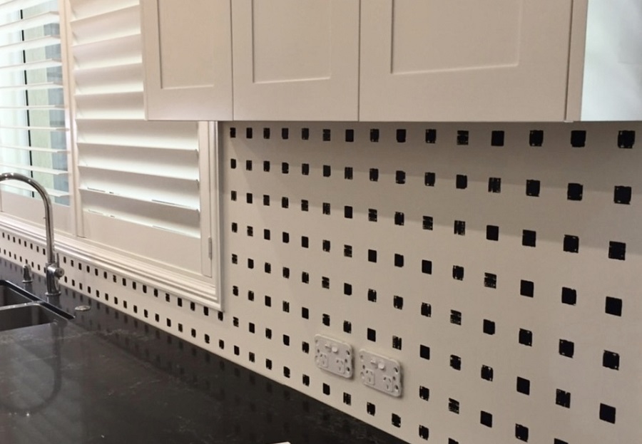 Wallpaper as a splashback