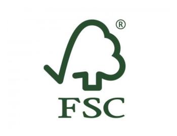 FSC label on wallpaper means paper has been sourced responsibly making it a more sustainable and eco friendly wallpaper