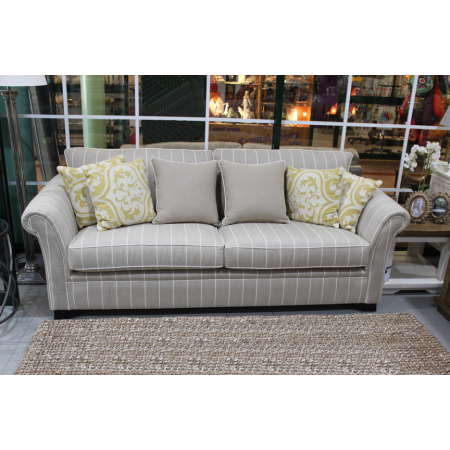 Luxe Home Hamptons style sofa in grey
