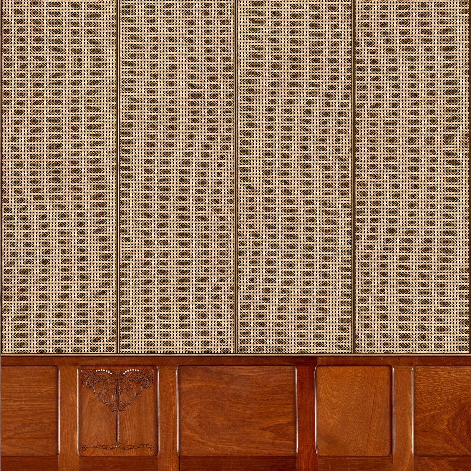 Cane effect wallpaper pattern