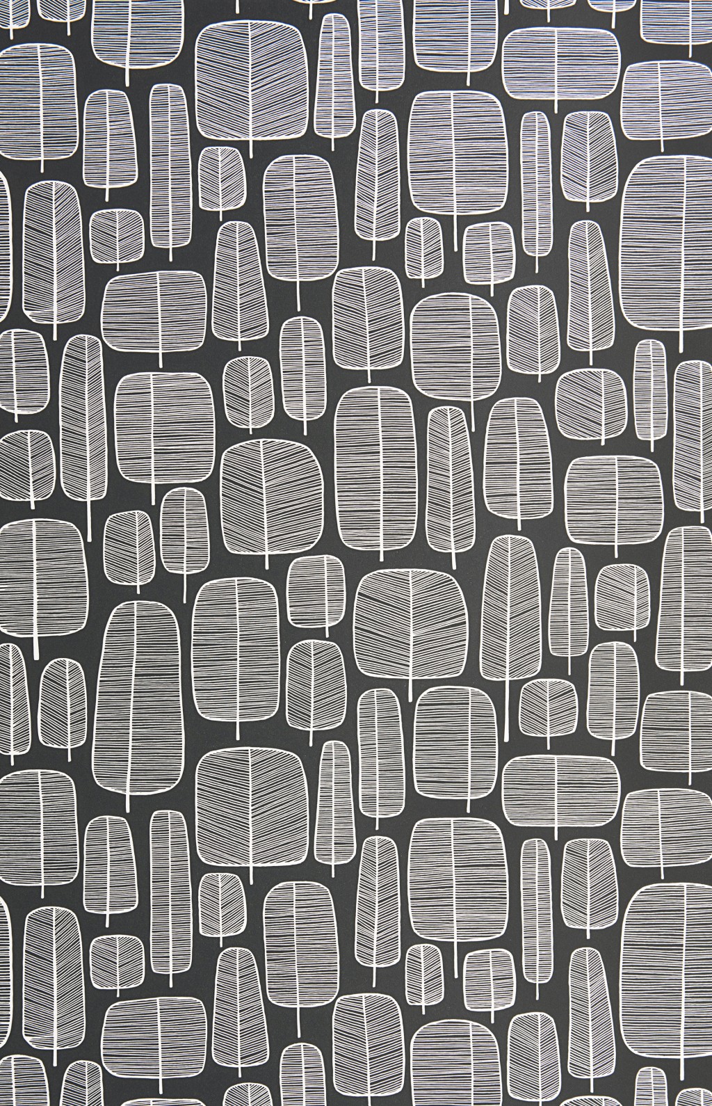 Little Trees in Charcoal is a wallpaper featuring hand drawn trees